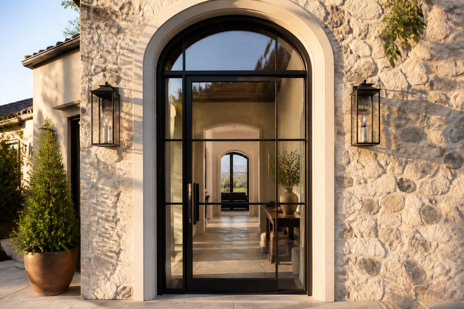 VLX 100 Arched / Custom Door in Riviera Beach, FL | TruePane Windows & Doors - detail 3