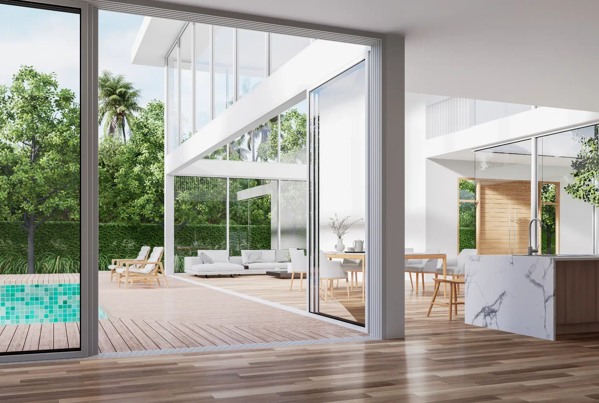 VLX 138 Panoramic Sliding Door in Riviera Beach, FL | TruePane Windows & Doors - detail 1