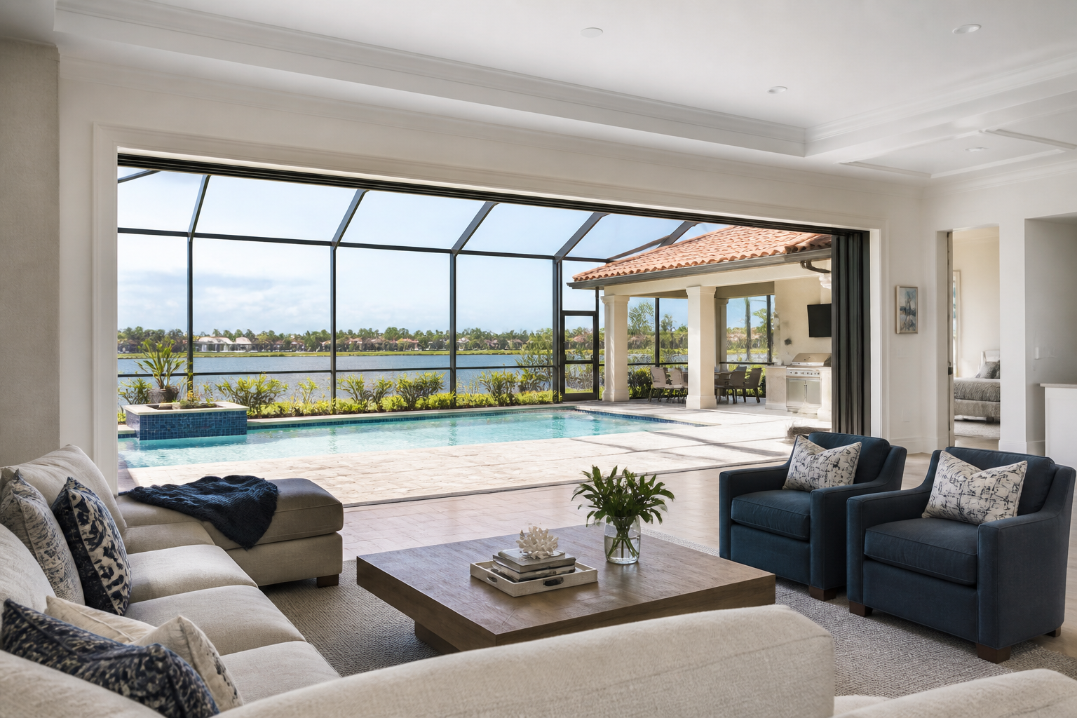 3-Panel Sliding (3-Lite Roller) Windows in Riviera Beach, FL | TruePane Windows & Doors - detail 1